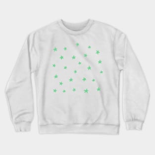 Dreamy stars in green Crewneck Sweatshirt